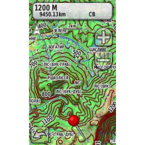 Топографічна карта України для Garmin