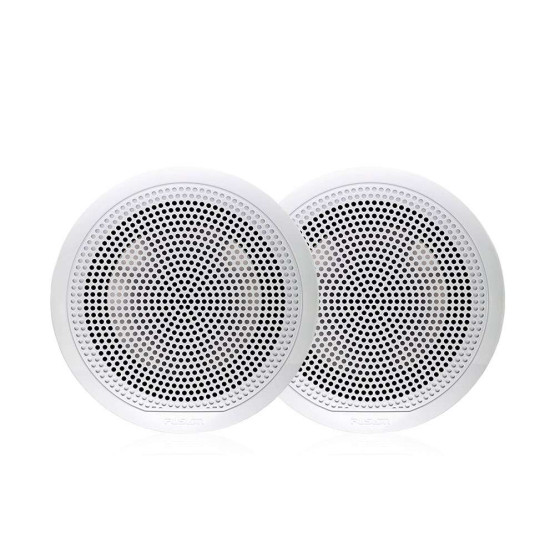 Морські колонки Fusion EL-F651W 6.5" 80 Вт з LED-підсвіткою  класичні білі