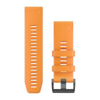 Ремінець для  Fenix 5X Plus 26mm QuickFit Spark Orange Silicone