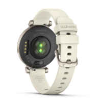 Смарт-годинник Garmin Lily 2 кремове золото з силіконовим ремінцем кольору кокос