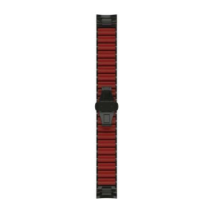Ремінець для Garmin MARQ Hybrid Titanium/Silicone Bracelet – Carbon Gray DLC