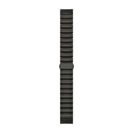 Ремінець для Garmin MARQ Hybrid Titanium/Silicone Bracelet – Carbon Gray DLC
