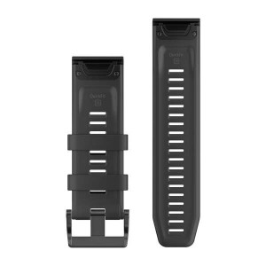Ремінець для  Fenix 5X Plus 26mm QuickFit Black Silicone Band