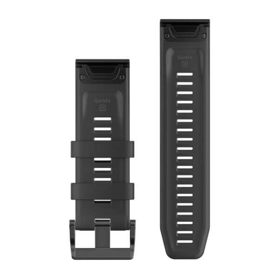 Ремінець для  Fenix 5X Plus 26mm QuickFit Black Silicone Band