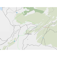 Топографічна карта з детальними стежками від для  OpenStreetMap