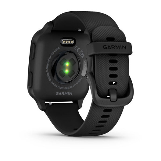 Garmin Venu Sq 2 – Music Edition Slate Aluminum Bezel with Black Case and Silicone Band Garmin Venu Sq 2 – Music Edition Slate Aluminum Bezel with Black Case and Silicone Band