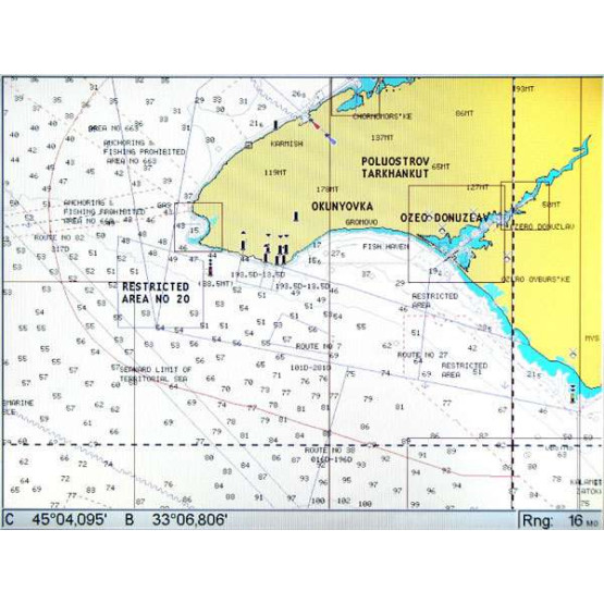 Карта NAVIONICS ДНІПРО + Середземне і Чорне море для Lowrance  Simrad  Eagle  Humminbird  Raymarine