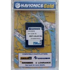 Карта NAVIONICS ДНІПРО + Середземне і Чорне море для Lowrance  Simrad  Eagle  Humminbird  Raymarine