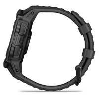 Смарт-годинник Garmin Instinct 2X Solar з силіконовим ремінцем кольору графіт