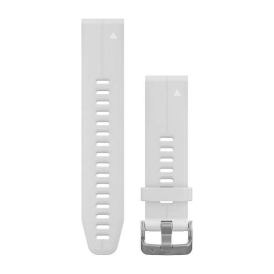 Ремінець для  Fenix 5S Plus 20mm QuickFit White Carrara Silicone Band