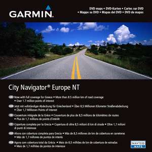 Карта Європи Garmin City Navigator Europe NT  актуальна версія 