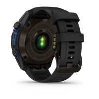 Garmin Descent Mk3i (43 мм) карбоново-сірий DLC титановий з чорним силіконовим ремінцем