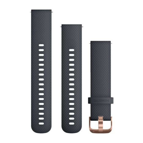 Ремінець для  Forerunner 645 Blue Granite Silicone with Rose Gold Hardware