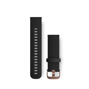 Ремінець для  Vivoactive 3 Black Silicone Band with Rose Gold Hardware