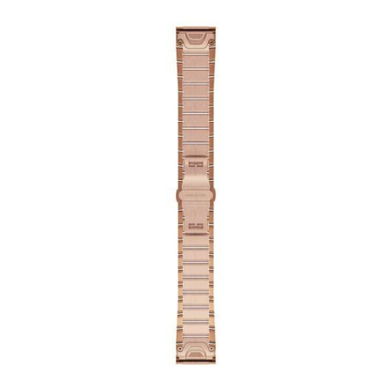 Ремінець для  Fenix 5S Plus 20mm QuickFit Rose Gold-tone Stainless Bands золото