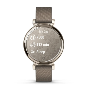 Garmin Lily 2 Classic Cream Gold with Coffee Nylon Band