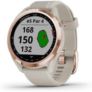 Смарт-годинник для гольфу Approach S42 Golf Rose Gold w/ Light Sand