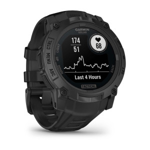 Смарт-часы Garmin Instinct 3 Tactical Edition, 50 мм, Solar, Black с чёрным ремешком