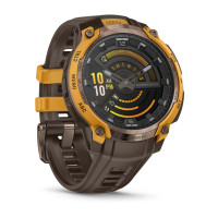 Смарт-годинник Garmin Instinct Crossover AMOLED, Bronze Sunburst/Cocoa