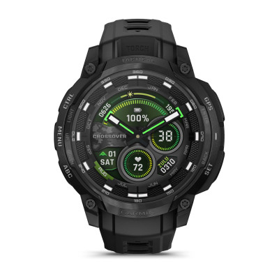 Смарт-годинник Garmin Instinct Crossover AMOLED Tactical Edition, Black/Black