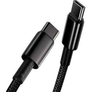 Кабель Baseus 100W USB-C — USB-C 2 м Чорний