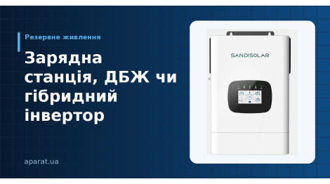 Зарядна станція vs гібридний інвертор vs ДБЖ: що поставити вдома на випадок відключень