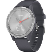 Смарт-годинник Garmin vivomove 3S Silver Granite Blue Silicone