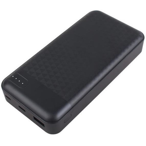 Зовнішній портативний акумулятор 2E 20000mAh Black 20W