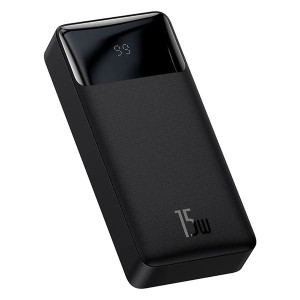Зовнішній портативний акумулятор Baseus Bipow Digital Display 20000mAh 15W Black
