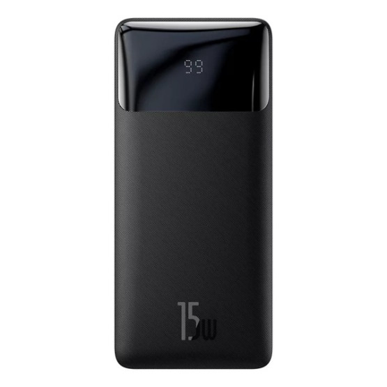 Зовнішній портативний акумулятор Baseus Bipow 10000mAh 15W Black