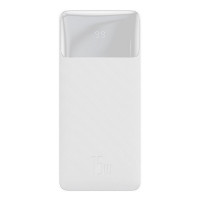 Зовнішній портативний акумулятор Baseus Bipow Digital Display 30000mAh 15W White