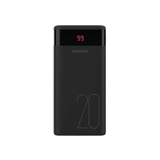 Зовнішній портативний акумулятор Romoss Ares 20 20000mAh Black 10W
