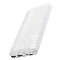 Зовнішній портативний акумулятор Hoco J48 Nimble 10000mAh White 10W