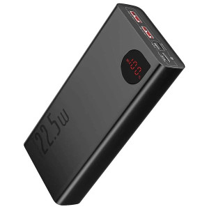 Зовнішній портативний акумулятор Baseus Adaman Metal 20000mAh Black 22.5W