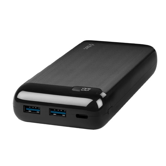 Зовнішній портативний акумулятор Ttec PowerSlim lcd 20000mAh Black 10.5W