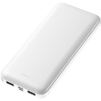 Зовнішній портативний акумулятор PowerPlant PB930296 10000mAh White 5W