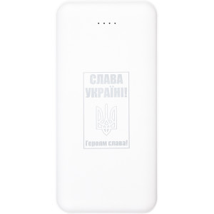 Зовнішній портативний акумулятор PowerPlant PB930531 20000mAh White 5W