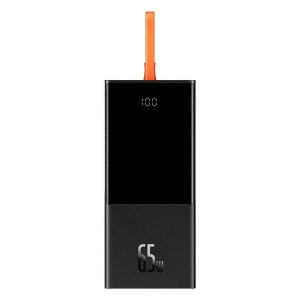Зовнішній портативний акумулятор Baseus Elf Digital Display 20000mAh 65W Black (PPJL000001)