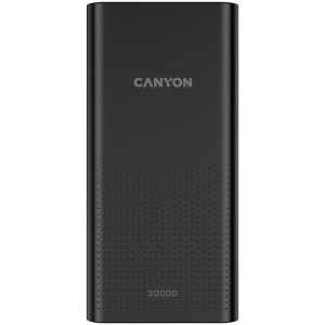 Зовнішній портативний акумулятор Canyon PB-2001 20000mAh Black 10W