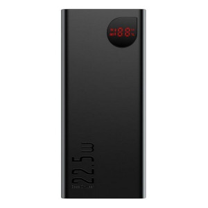Зовнішній портативний акумулятор Baseus Adaman Metal Digital Display 10000mAh QC Black 22.5W