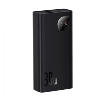 Зовнішній портативний акумулятор Baseus Adaman Metal Digital Display 10000mAh Black 30W