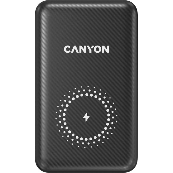 Зовнішній портативний акумулятор Canyon PB-1001 10000mAh Black 10W (CNS-CPB1001B)