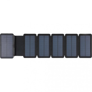 Зовнішній портативний акумулятор Sandberg Solar 6-Panel Powerbank 20000mAh Black 60W 2xUSB, Type-C O