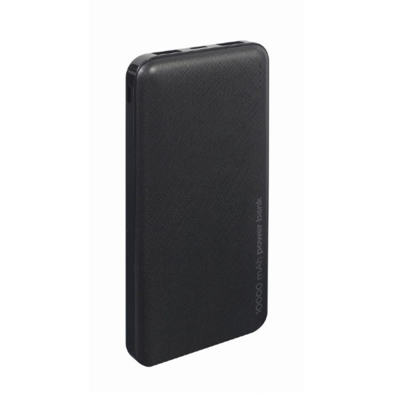 Зовнішній портативний акумулятор Gembird PB10-02 10000mAh Black 12W