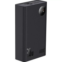 Зовнішній портативний акумулятор Baseus Adaman 2 Metal Digital Display 20000mAh Black 30W