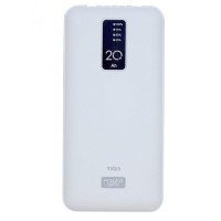 Зовнішній портативний акумулятор PowerWay TX23 20000mah White 10W