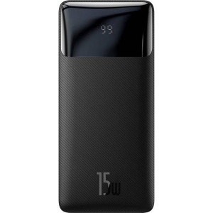 Зовнішній портативний акумулятор Baseus Bipow Digital Display Overseas Edition 10000mAh 15W Black (P
