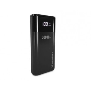 Зовнішній портативний акумулятор Wozinsky Bipow 30000mAh Black 15W