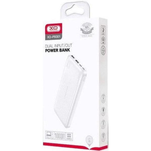 Зовнішній портативний акумулятор XO PB301 10000mAh White 10W