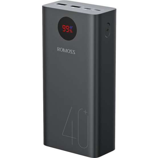 Зовнішній портативний акумулятор Romoss PEA40 40000mah black 18W (PEA40-112-2135)